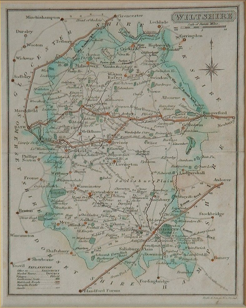 Map of Wiltshire - Neele